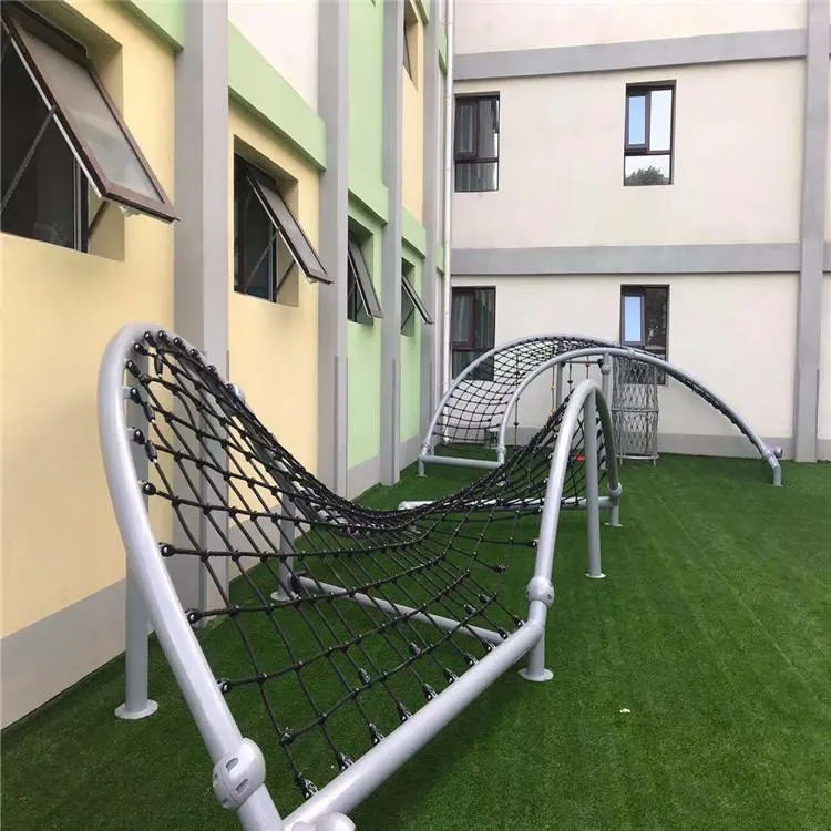 Kids Outdoor Climbing Frame - Outdoor Kids Rope Climbing Frame Seesaw