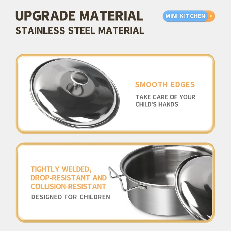 Stainless Steel Kids Kitchen T - đánh giá và giá Kids Outdoor Kitchen Accessories