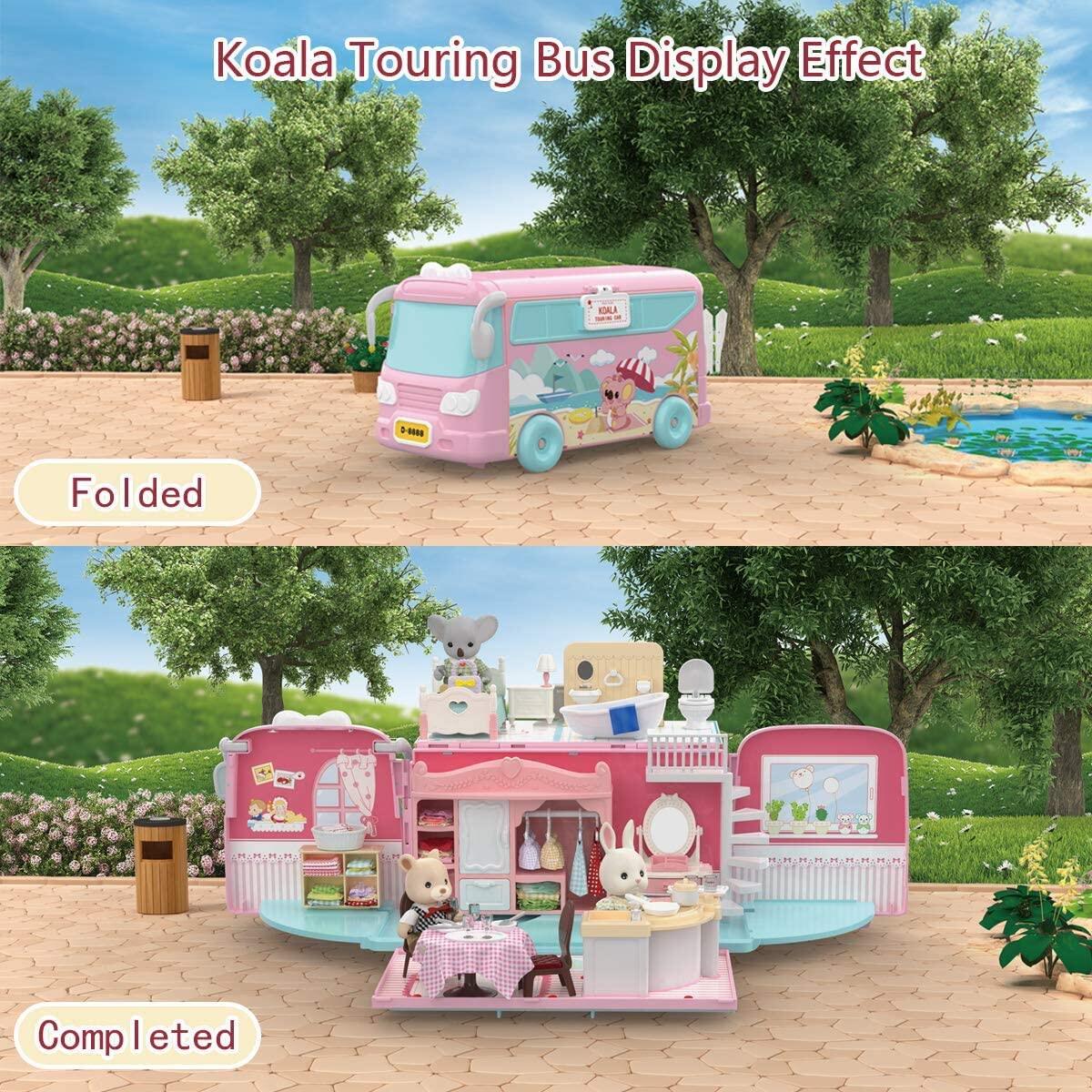 Koala Doll house Roombox with  - đánh giá và giá Kids Outdoor Kitchen Accessories