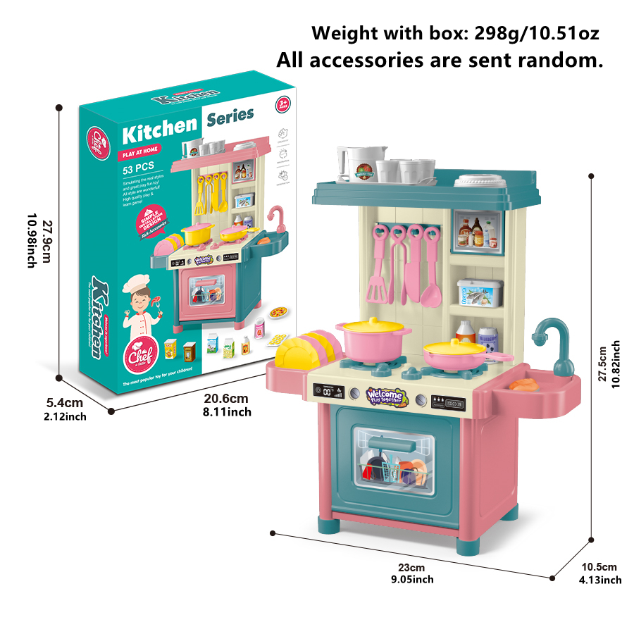 mini 53PCS Pretend Play Kitche - đánh giá và giá Kids Outdoor Kitchen Accessories